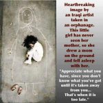 Introspective picture : The value of a mother