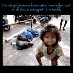 Introspective picture on the value of life