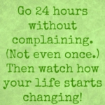 Quote Stop complaining