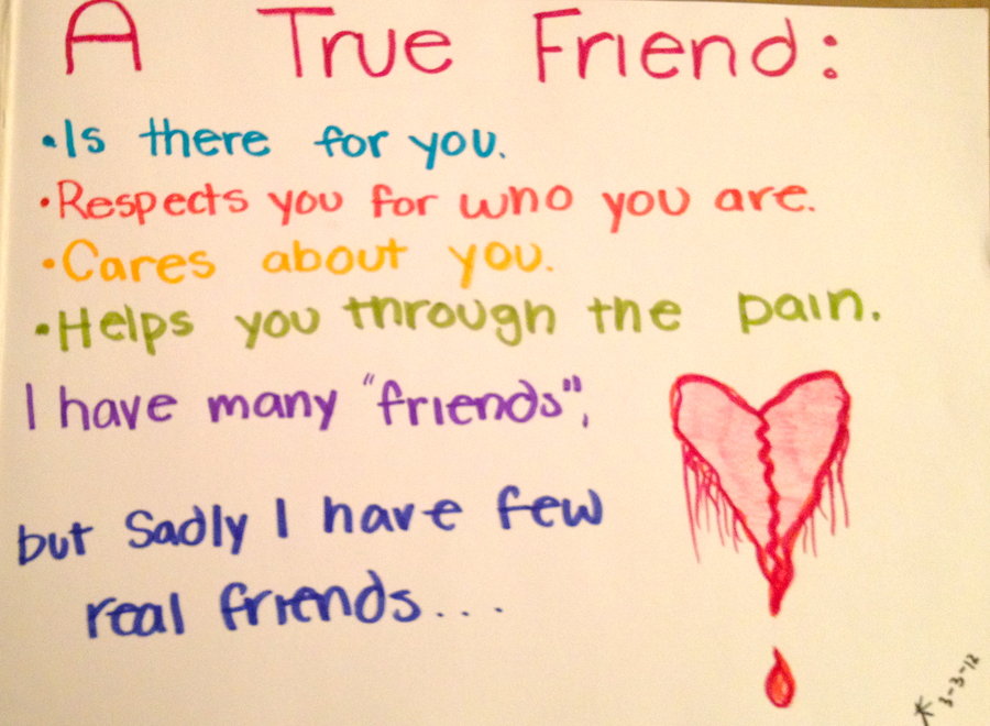 Motivational Quote on True friend: A true friend is one ,who finds you ...