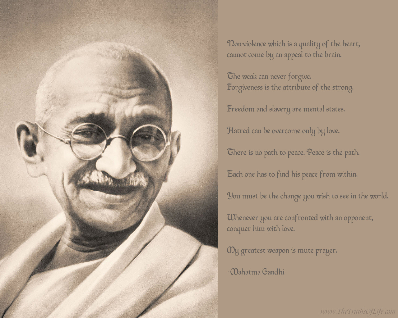 Mahatma Gandhi Motivational Wallpaper With Famous Quotes Dont Give