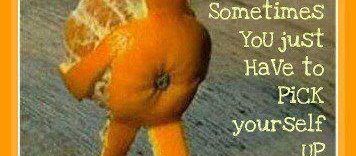 Wallpaper on getiing up orange theme Dont Give Up World