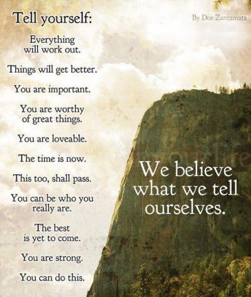 Motivational Poem : Tell yourself by Doe Zantamata - Dont Give Up World