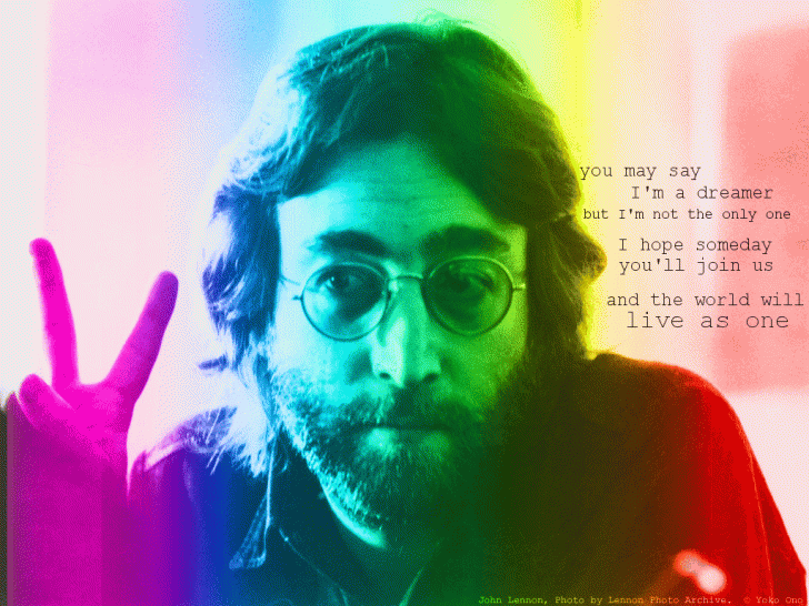 Motivational Wallpaper on Dreams : Quote on Dreamers by John Lennon ...