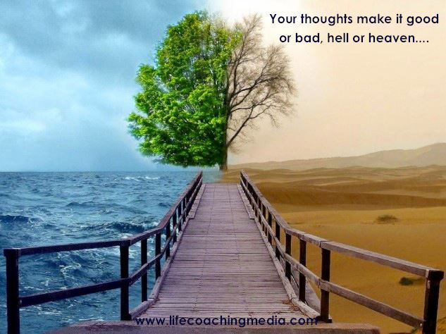 Motivational Wallpaper on Importance of Your Thoughts - Dont Give Up World