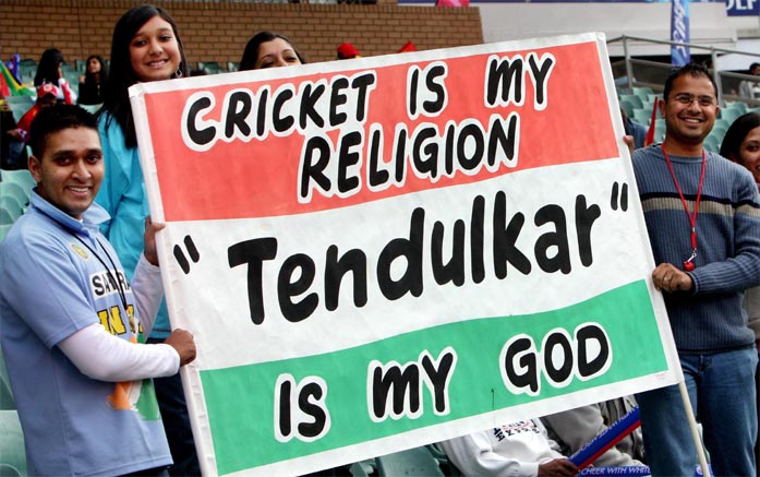 cricket is my religion and sachin is my god wallpaper