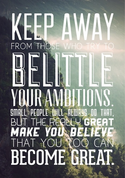 Motivational wallpaper on Ambition : You can also become great - Dont Give  Up World
