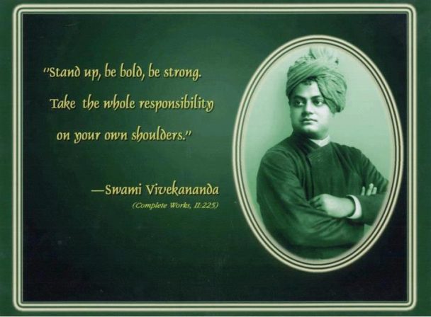 Motivational Quote on Taking Responsibility By Swami Vivekananda