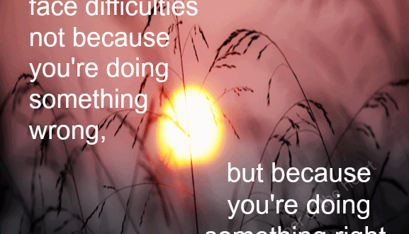 Motivational Wallpaper on Difficulties