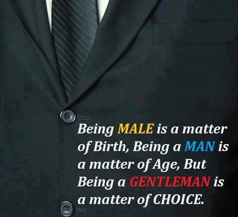 Introspective Wallpaper on Character:Being male is a matter of birth Being a man is a matter of age