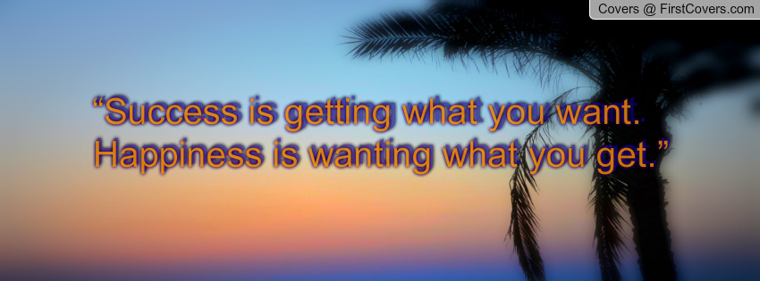 Success Timeline Cover: Success is getting what you want