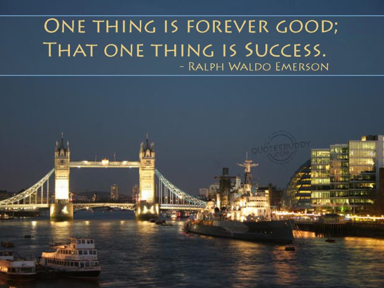 Motivational Wallpaper on Success: One thing is forever good; - Dont Give  Up World