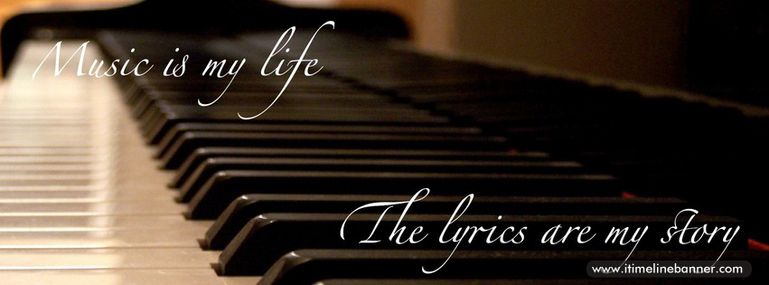 Inspirational Timeline cover on Life: Music is my life The lyrics - Dont  Give Up World