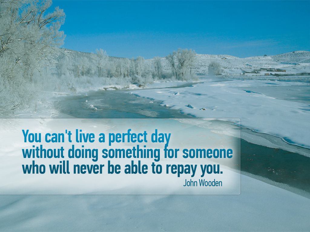 Motivational Wallpaper on Perfect: You can't live a perfect 