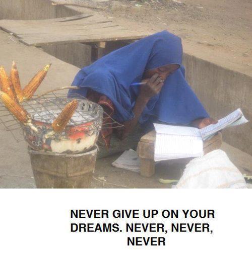 Never Give up Wallpaper: Never Give up On Your Dreams
