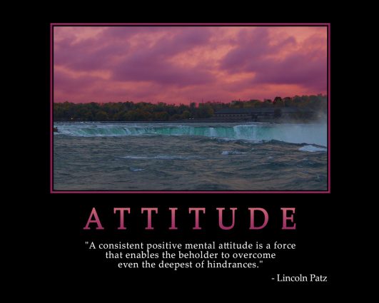 Inspirational Wallpaper on Attitude: A consistent positive mental ...