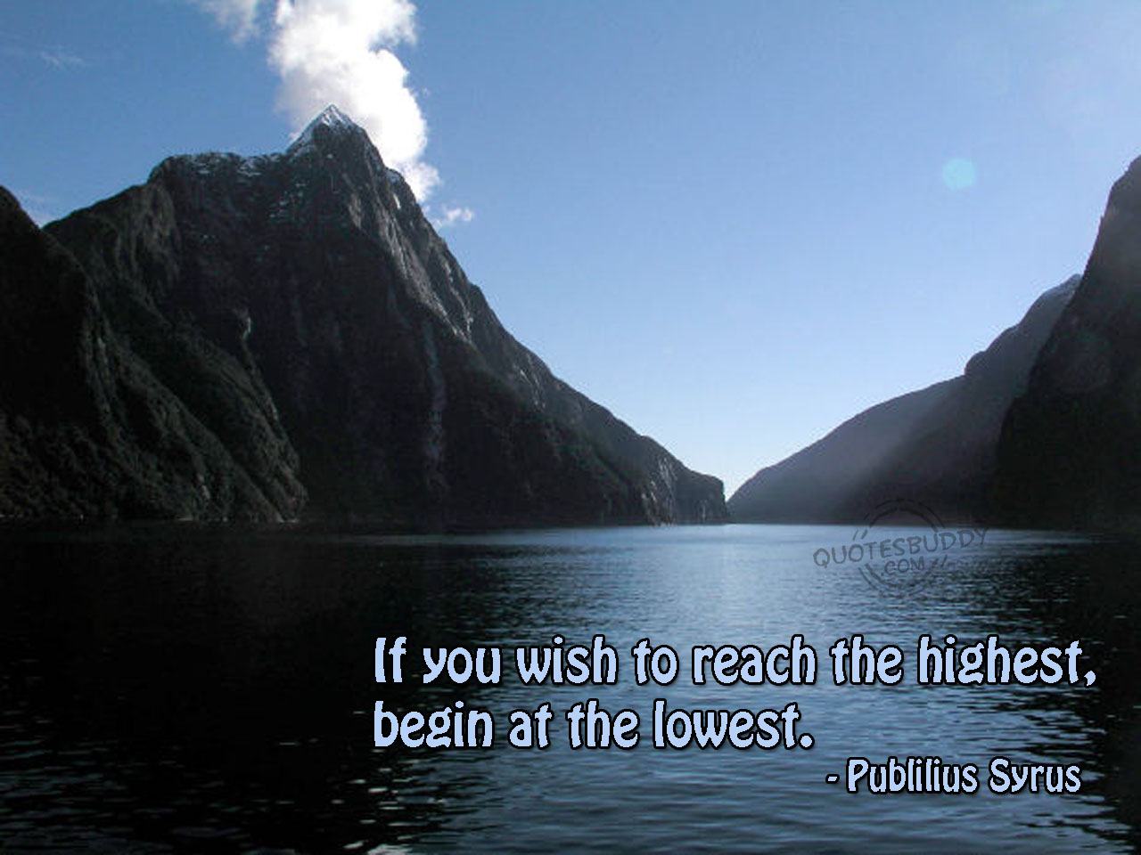 Inspirational Wallpaper with Quote by Publilius Syrus: If ...