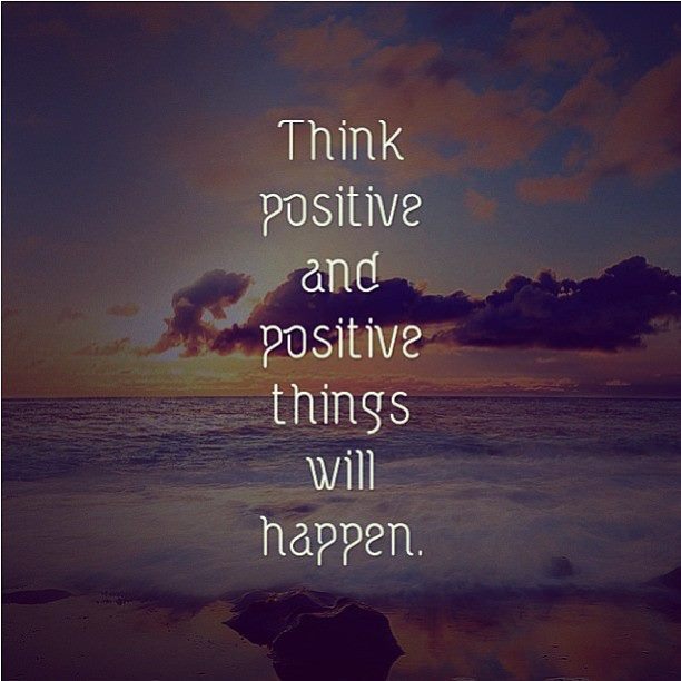 Motivational Wallpaper on Think is Positive: Think positive