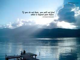 Motivational Wallpaper on Hope: If you do not hope, you will not find