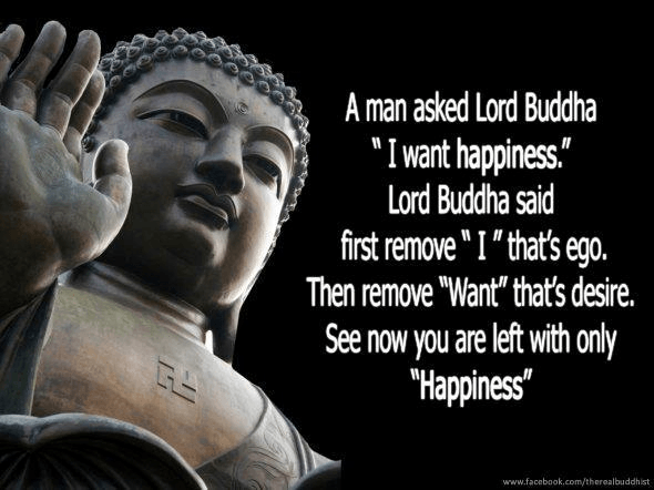 Wallpaper Quotes about Happiness By Buddha: A man asked lord buddha 