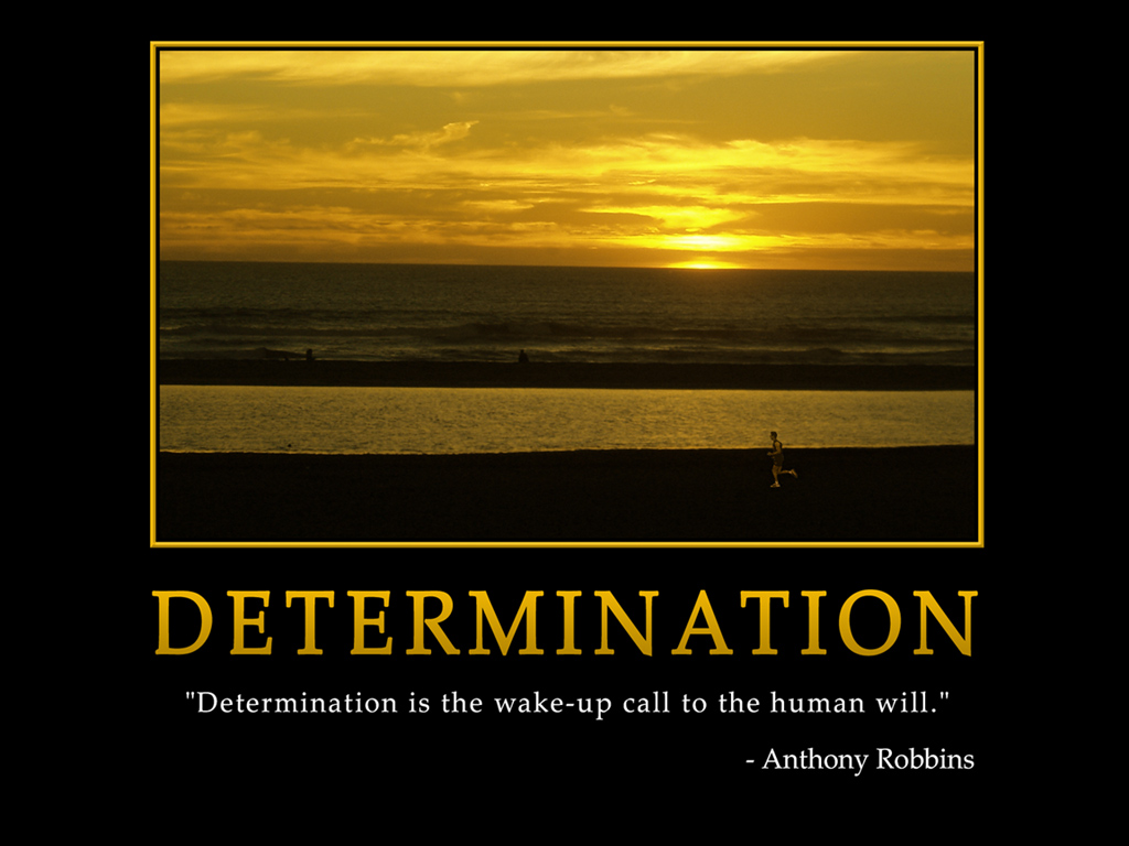 Inspirational Wallpaper on Determination by Anthony Robbins  Dont Give  Up World
