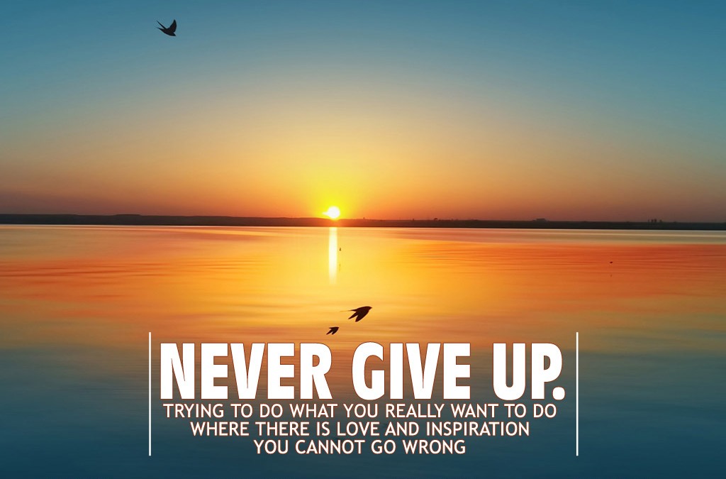 Motivational Wallpaper on Never Give Up... - Dont Give Up World