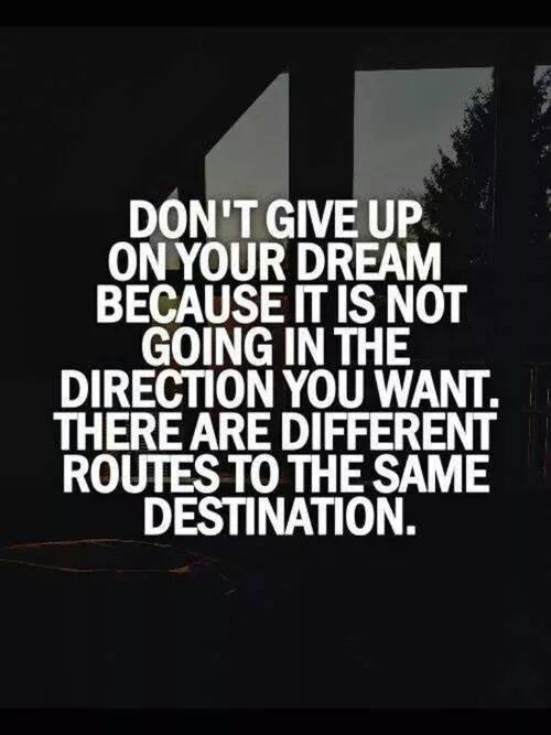 Don't Give Up on your Dreams Motivational Wallpaper - Dont Give Up World