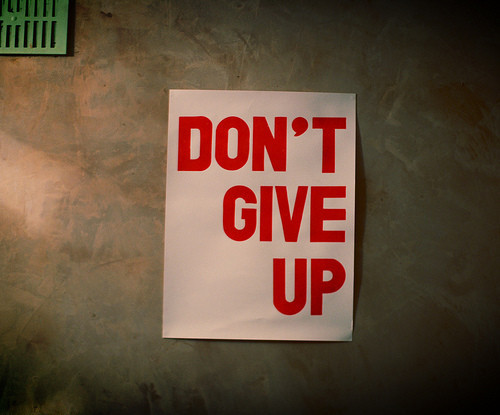 Don't Give Up Poster