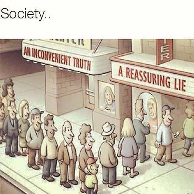 Picture of Society an Inconvenient Truth or a Reassuring Lie