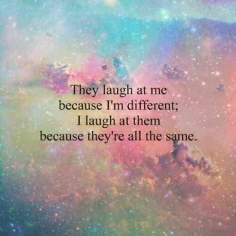 Quote I am different they all are the same