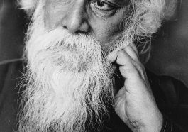 this is the image of rabindranath tagore