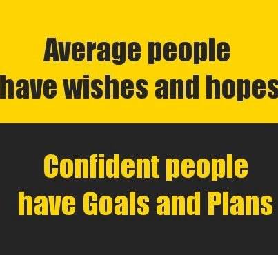 Motivational Quote About Average And Confident People