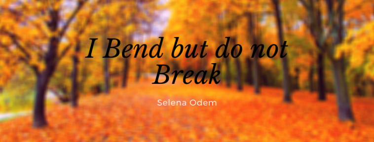I bend but do not break