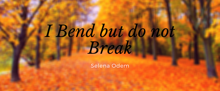 I bend but do not break