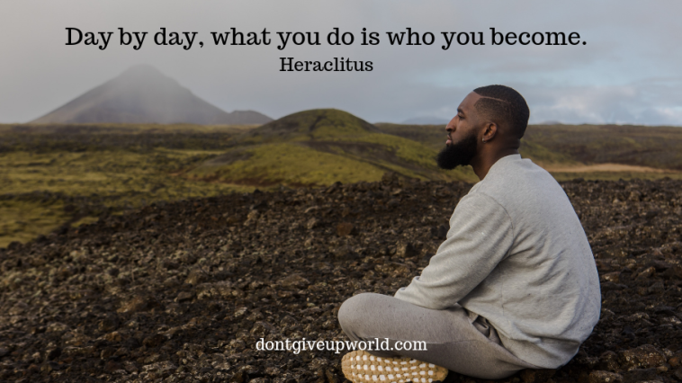 QUOTE ON DAYS BY HERACLITUS Dont Give Up World