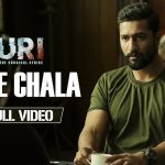 The image contains a scene of Bollyood Movie Uri- the surgical strike, where Vicky kaushal is sitting