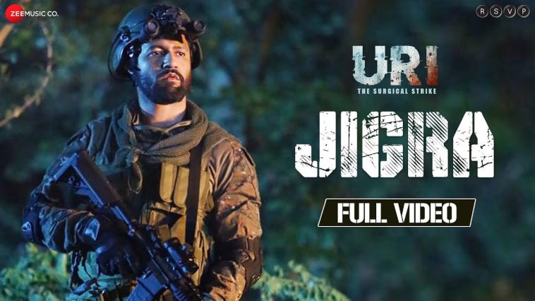 it the the image of bollywood star Vicky Kaushal wearing army uniform from his movie URI
