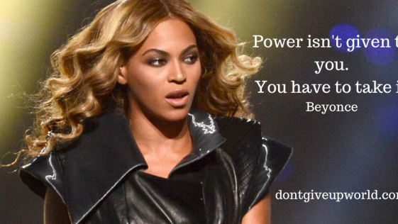 This is the image of Hollywood pop-star and famous singer Beyonce. She is wearing a black dress