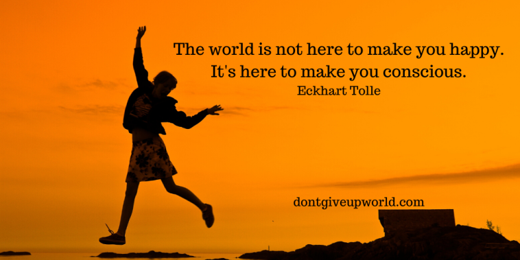 This is one of Eckhart Tolle's Most Inspirational Quote on 'Consciousness', that too with free wallpaper. Enjoy and Motivate yourself.