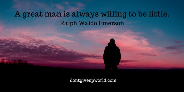 This is one of Ralph Waldo Emerson's Best Motivational Quote on 'A Great Man', that too with free wallpaper. Enjoy and Motivate yourself.