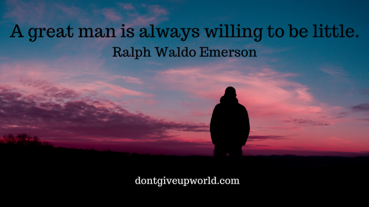 This is one of Ralph Waldo Emerson's Best Motivational Quote on 'A Great Man', that too with free wallpaper. Enjoy and Motivate yourself.