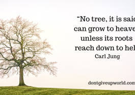 This is one of Carl Jung's Most Inspirational Quote on 'A Tree', that too with free wallpaper. Enjoy and Motivate yourself.