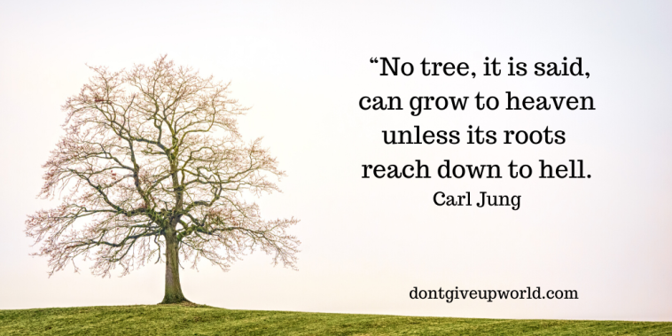 This is one of Carl Jung's Most Inspirational Quote on 'A Tree', that too with free wallpaper. Enjoy and Motivate yourself.
