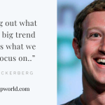 Motivational Quote on Focus by Mark Zuckerberg