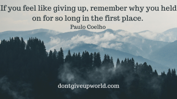 Quote by Paulo Coelho | Giving Up
