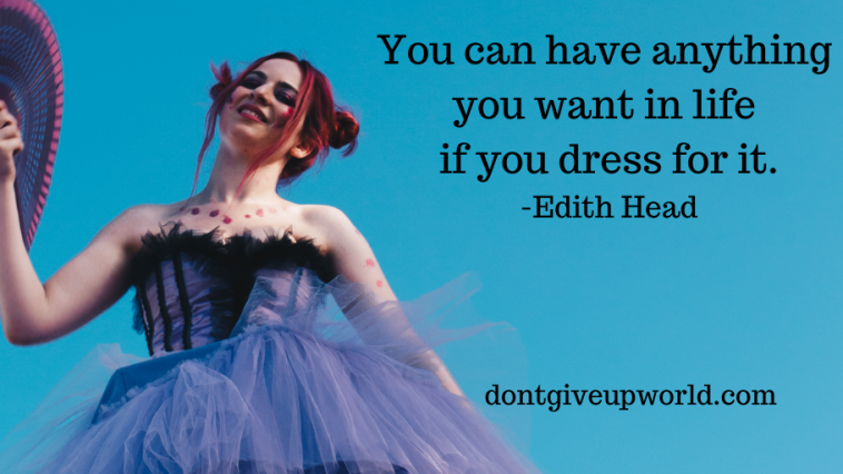 Quote on Hard Work by Edith Head
