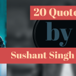 Sushant Singh Rajput posing in a Black Leather Jacket, white t shirt and blue denim jeans. 20 Quotes by Sushant Singh Rajput or 20 Life Lessons by Sushant Singh Rajput.