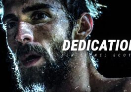 This image contains a fighter to demostrate dedication in life