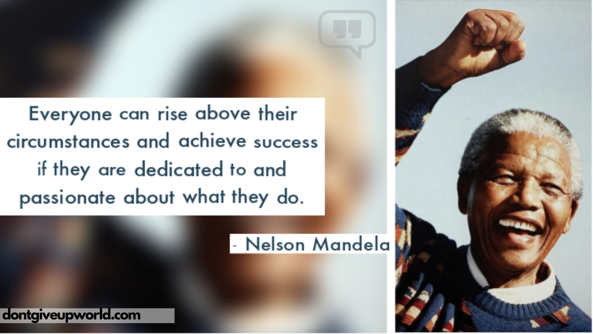 Nelson Mandela Wisdom Quotes - Dont Give Up World