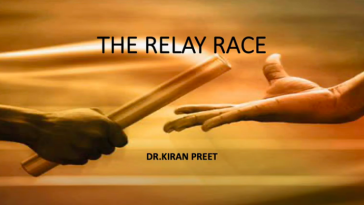 The Relay Race: Poem by Dr. Kiran Preet